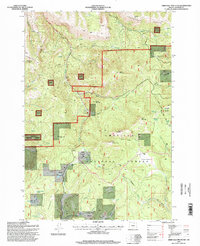 Download a high-resolution, GPS-compatible USGS topo map for Arbuckle Mountain, OR (1998 edition)