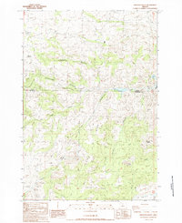Download a high-resolution, GPS-compatible USGS topo map for Arrastra Butte, OR (1988 edition)