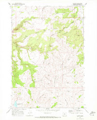 Download a high-resolution, GPS-compatible USGS topo map for Ashwood, OR (1972 edition)