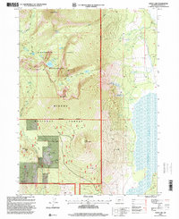 Download a high-resolution, GPS-compatible USGS topo map for Aspen Lake, OR (2000 edition)