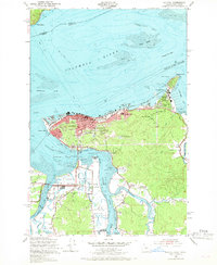 Download a high-resolution, GPS-compatible USGS topo map for Astoria, OR (1968 edition)