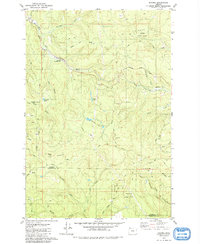 Download a high-resolution, GPS-compatible USGS topo map for Bacona, OR (1980 edition)