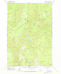 Download a high-resolution, GPS-compatible USGS topo map for Badger Lake, OR (1973 edition)