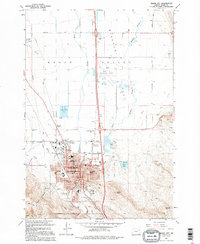 preview thumbnail of historical topo map of Baker City, OR in 1994
