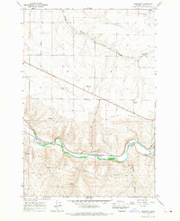 Download a high-resolution, GPS-compatible USGS topo map for Barnhart, OR (1967 edition)