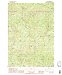 Download a high-resolution, GPS-compatible USGS topo map for Battle Ax, OR (1985 edition)
