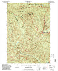 Download a high-resolution, GPS-compatible USGS topo map for Battle Ax, OR (1998 edition)