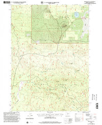 Download a high-resolution, GPS-compatible USGS topo map for Bear Butte, OR (2002 edition)