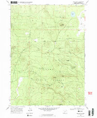 Download a high-resolution, GPS-compatible USGS topo map for Bear Butte, OR (1972 edition)