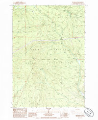Download a high-resolution, GPS-compatible USGS topo map for Beaver Butte, OR (1985 edition)