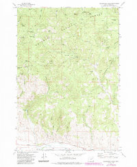 Download a high-resolution, GPS-compatible USGS topo map for Beaverdam Creek, OR (1985 edition)