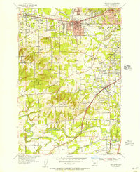 Download a high-resolution, GPS-compatible USGS topo map for Beaverton, OR (1956 edition)