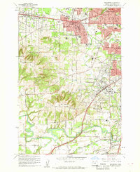 Download a high-resolution, GPS-compatible USGS topo map for Beaverton, OR (1961 edition)