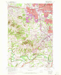 Download a high-resolution, GPS-compatible USGS topo map for Beaverton, OR (1972 edition)