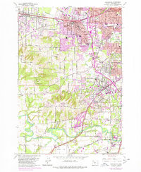 Download a high-resolution, GPS-compatible USGS topo map for Beaverton, OR (1977 edition)