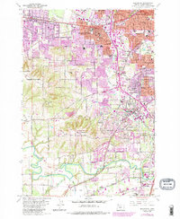Download a high-resolution, GPS-compatible USGS topo map for Beaverton, OR (1985 edition)