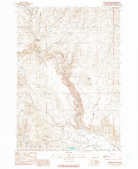 Download a high-resolution, GPS-compatible USGS topo map for Becker Creek, OR (1990 edition)