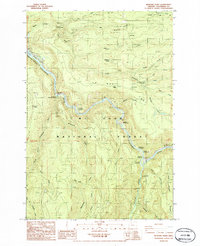 Download a high-resolution, GPS-compatible USGS topo map for Bedford Point, OR (1986 edition)