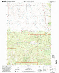 Download a high-resolution, GPS-compatible USGS topo map for Belshaw Meadows, OR (2002 edition)