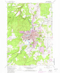 Download a high-resolution, GPS-compatible USGS topo map for Bend, OR (1982 edition)