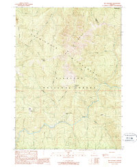 Download a high-resolution, GPS-compatible USGS topo map for Big Craggies, OR (1989 edition)