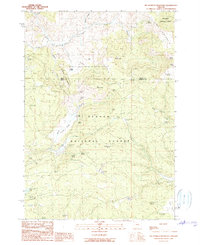 Download a high-resolution, GPS-compatible USGS topo map for Big Mowich Mountain, OR (1990 edition)