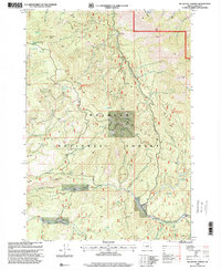 Download a high-resolution, GPS-compatible USGS topo map for Big Weasel Springs, OR (2000 edition)