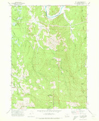 Download a high-resolution, GPS-compatible USGS topo map for Bill Peak, OR (1973 edition)