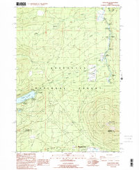 Download a high-resolution, GPS-compatible USGS topo map for Black Butte, OR (1988 edition)