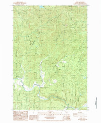 Download a high-resolution, GPS-compatible USGS topo map for Blaine, OR (1984 edition)