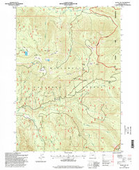 Download a high-resolution, GPS-compatible USGS topo map for Blair Lake, OR (1998 edition)