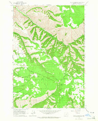Download a high-resolution, GPS-compatible USGS topo map for Blalock Mountain, OR (1965 edition)