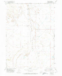 Download a high-resolution, GPS-compatible USGS topo map for Blitzen, OR (1974 edition)