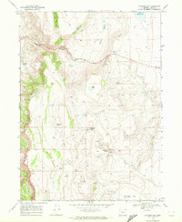 Download a high-resolution, GPS-compatible USGS topo map for Blizzard Gap, OR (1972 edition)