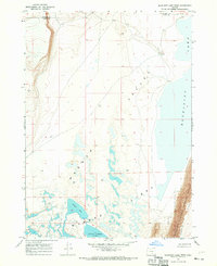 Download a high-resolution, GPS-compatible USGS topo map for Bluejoint Lake West, OR (1969 edition)
