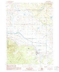 Download a high-resolution, GPS-compatible USGS topo map for Bly, OR (1988 edition)