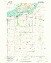 Download a high-resolution, GPS-compatible USGS topo map for Boardman, OR (1963 edition)