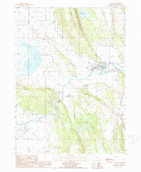 Download a high-resolution, GPS-compatible USGS topo map for Bonanza, OR (1988 edition)