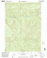 Download a high-resolution, GPS-compatible USGS topo map for Bone Mountain, OR (2001 edition)
