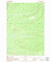Download a high-resolution, GPS-compatible USGS topo map for Boulder Lake, OR (1988 edition)