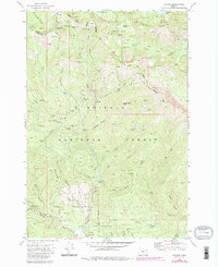 Download a high-resolution, GPS-compatible USGS topo map for Bourne, OR (1985 edition)