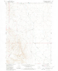 Download a high-resolution, GPS-compatible USGS topo map for Bowden Ranch, OR (1980 edition)