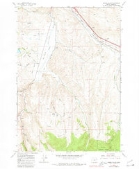 Download a high-resolution, GPS-compatible USGS topo map for Bowen Valley, OR (1980 edition)