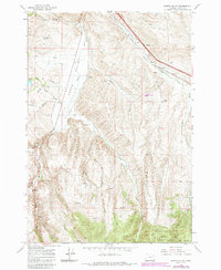 Download a high-resolution, GPS-compatible USGS topo map for Bowen Valley, OR (1985 edition)