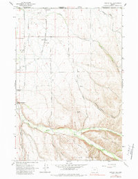 Download a high-resolution, GPS-compatible USGS topo map for Bowlus Hill, OR (1984 edition)