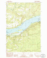 Download a high-resolution, GPS-compatible USGS topo map for Bridal Veil, OR (1986 edition)