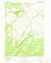 Download a high-resolution, GPS-compatible USGS topo map for Bridge Creek Draw, OR (1972 edition)