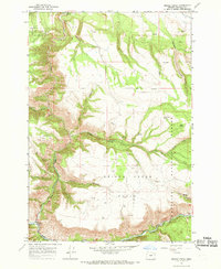 Download a high-resolution, GPS-compatible USGS topo map for Bridge Creek, OR (1969 edition)