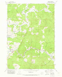 Download a high-resolution, GPS-compatible USGS topo map for Bridge, OR (1973 edition)