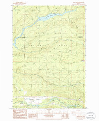 Download a high-resolution, GPS-compatible USGS topo map for Brightwood, OR (1986 edition)